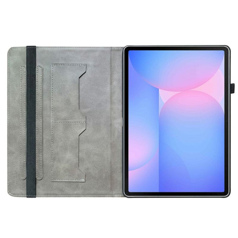 Case Samsung Galaxy Tab S10 Fe Plus Telefonfodral Blå Blommor