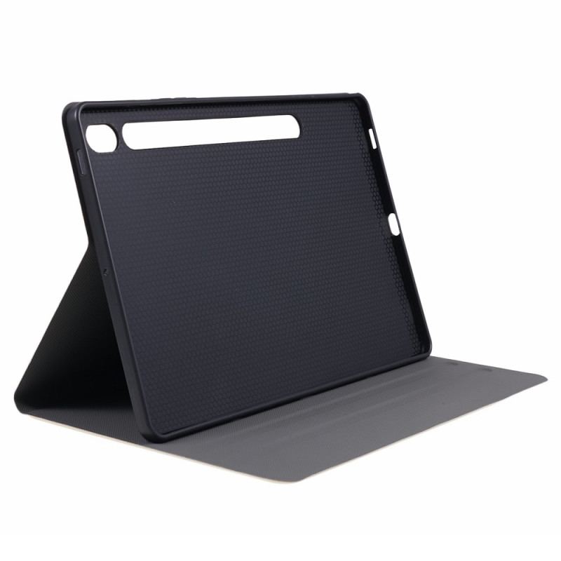 Case Samsung Galaxy Tab S10 Fe Plus Telefonfodral Lädereffekt