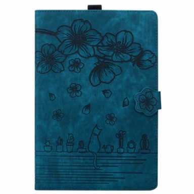 Fodral Samsung Galaxy Tab S10 Fe Plus Kattmotiv