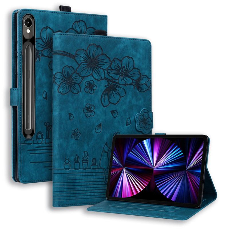 Fodral Samsung Galaxy Tab S10 Fe Plus Kattmotiv