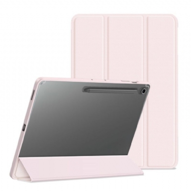 Samsung Galaxy Tab S10 Fe Plus Transparent Baksida Med Tre Paneler