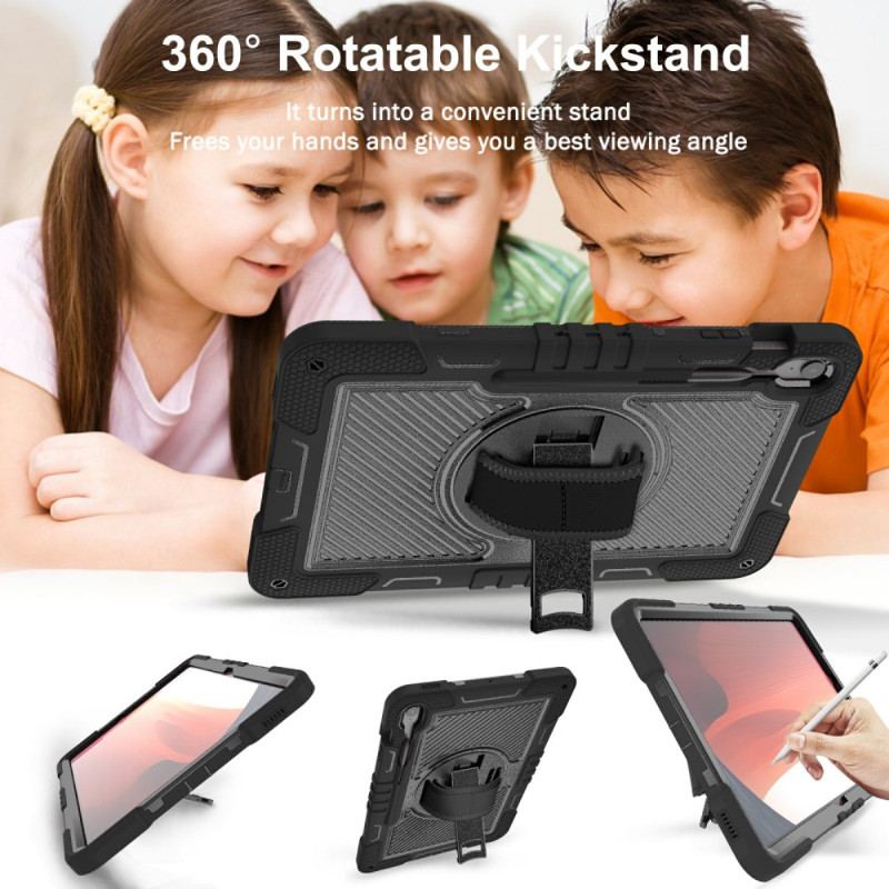 Skal Samsung Galaxy Tab S10 Fe Plus Telefonfodral Stativ Och Axelrem