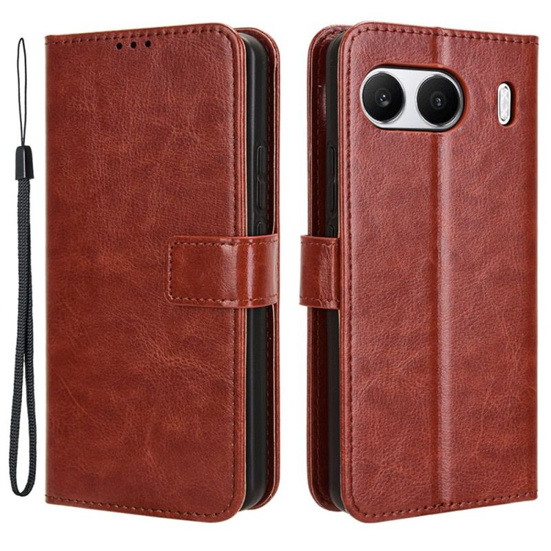 Fodral Oneplus Nord 4 Flashigt Konstläder