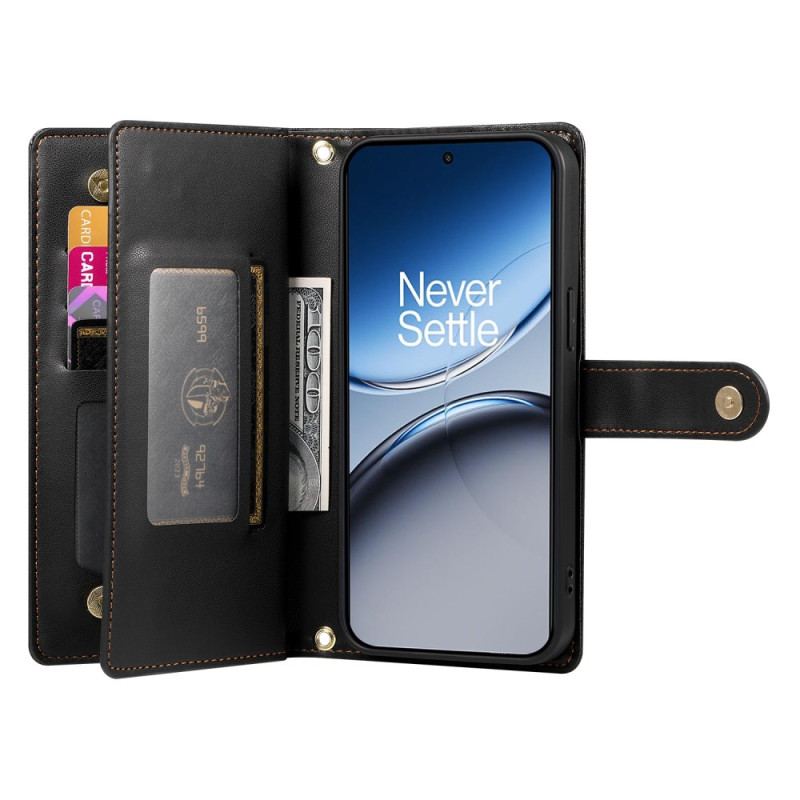 Fodral Oneplus Nord 4 Plånbok Med Rem Och Axelrem