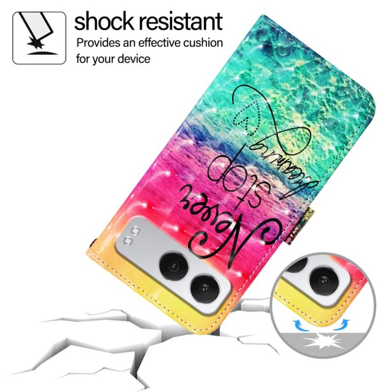 Fodral Oneplus Nord 4 Sluta Aldrig Drömmer