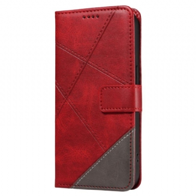 Läderfodral Oneplus Nord 4 Telefonfodral Geometrisk Linje