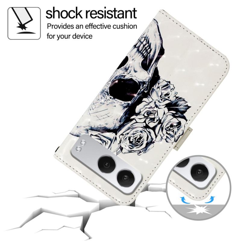 Läderskal Fodral Oneplus Nord 4 Blommorskalle