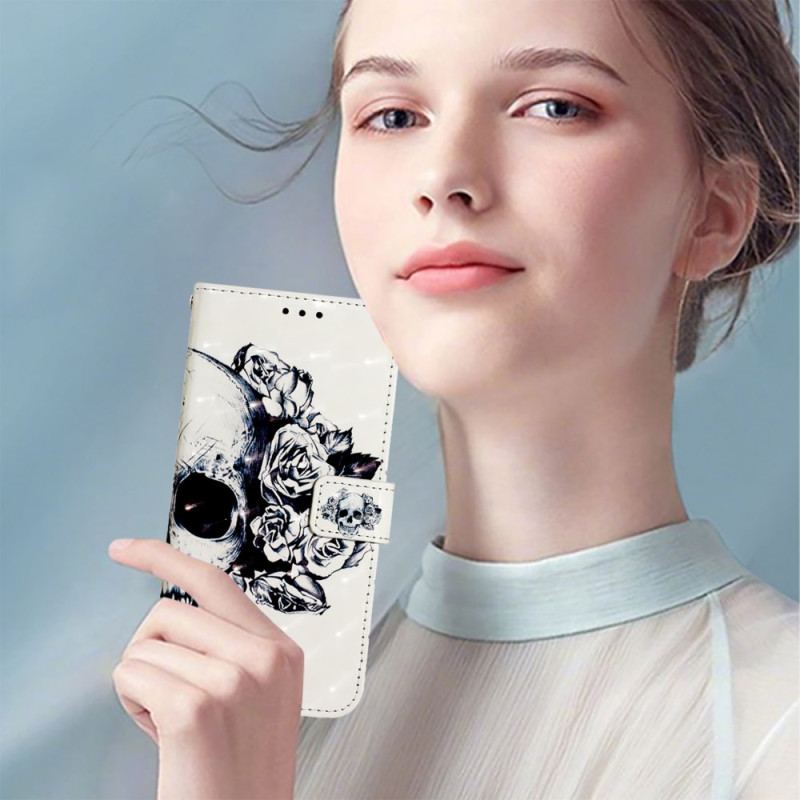 Läderskal Fodral Oneplus Nord 4 Blommorskalle