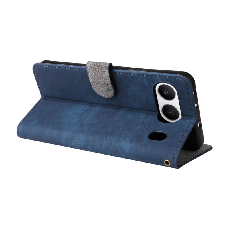 Läderskal Fodral Oneplus Nord 4 Lädereffekt Rfid-blockering