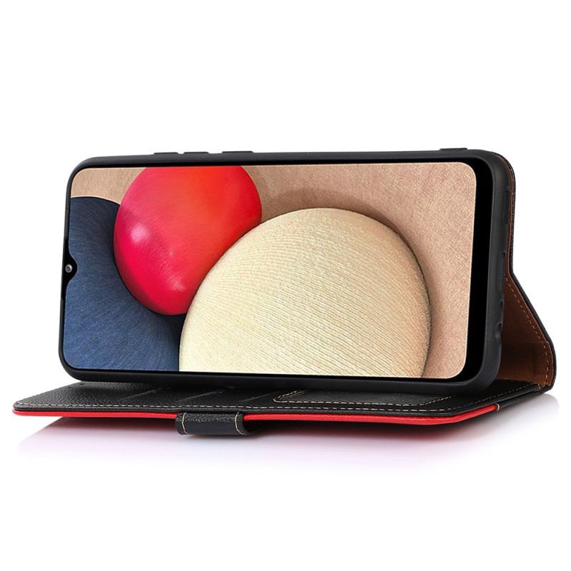 Läderskal Fodral Oneplus Nord 4 Tvåfärgad Khazneh