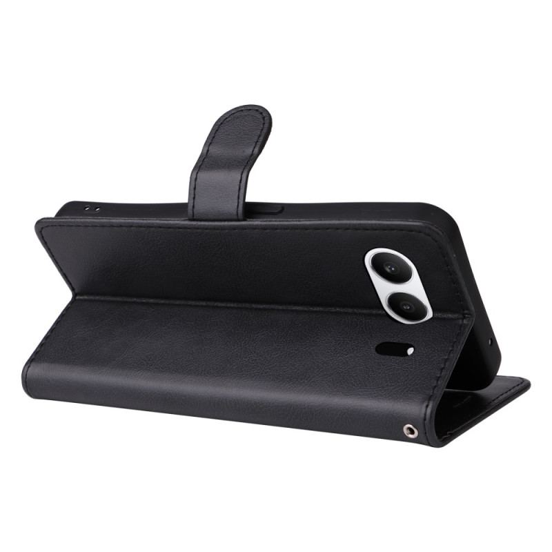 Skyddsfodral Oneplus Nord 4 Enfärgad Lädereffekt