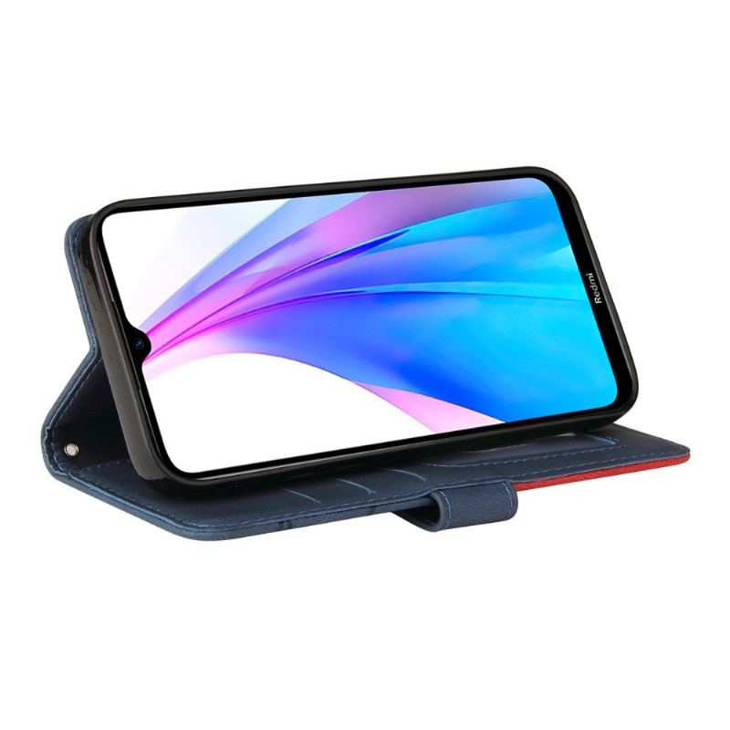 Läderfodral För Xiaomi Redmi Note 8T Bicolor Artistic