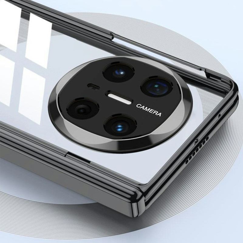 Skal Huawei Mate X6 Transparent Med Gångjärn Och Härdat Glas