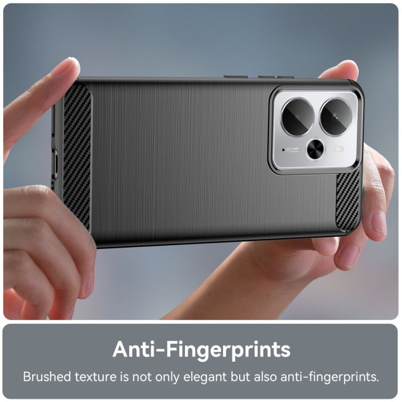 Skal Realme 14t 5g Borstad Kolfiber