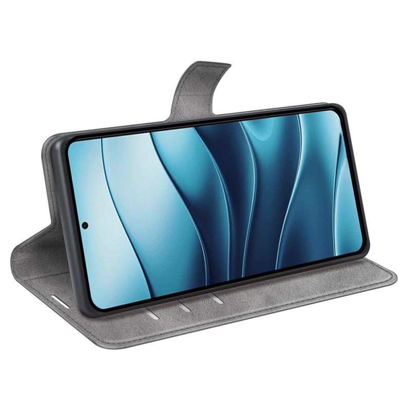 Fodral För Xiaomi Redmi Note 14 5g Lädermodell