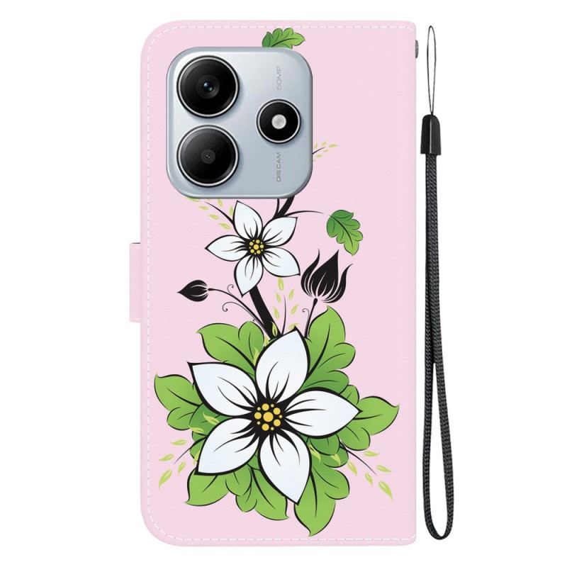 Fodral För Xiaomi Redmi Note 14 5g Liljemönster