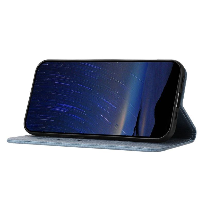 Fodral För Xiaomi Redmi Note 14 5g Vävd Textur Med Rem