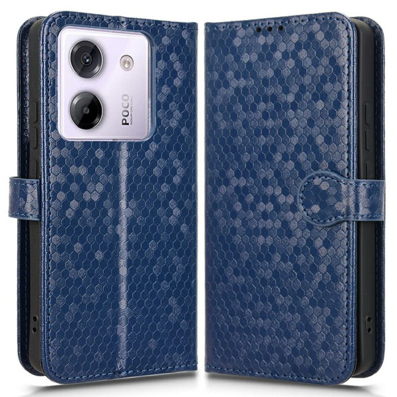 Fodral Xiaomi Redmi Note 14 5g Glänsande Spikar Med Snodd