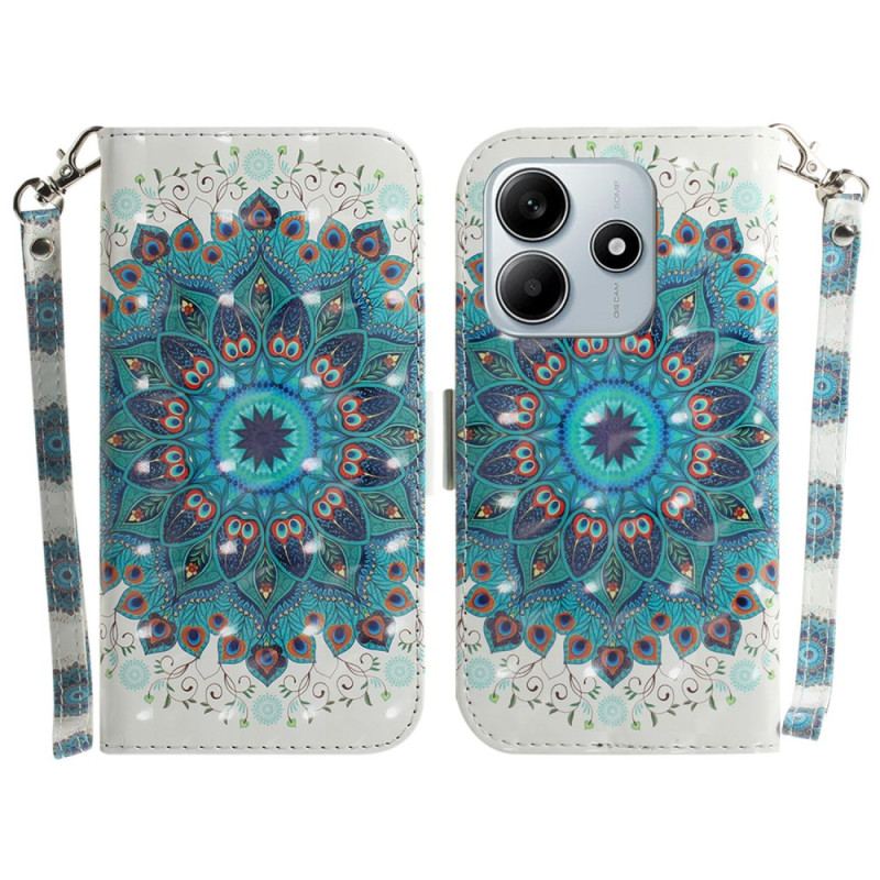 Fodral Xiaomi Redmi Note 14 5g Snodd Med Grön Mandala