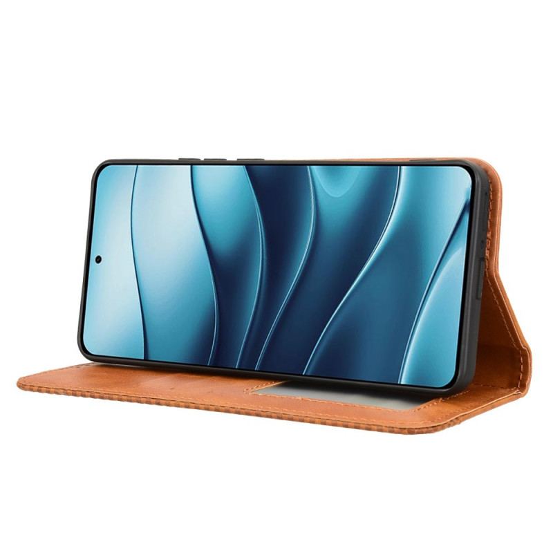 Folio-fodral För Xiaomi Redmi Note 14 5g Vintagekant