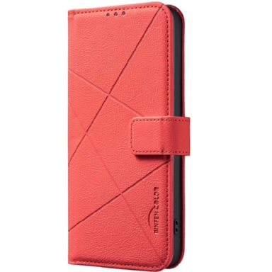 Läderfodral Xiaomi Redmi Note 14 5g Telefonfodral Binfen Color Linjer