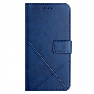 Läderfodral Xiaomi Redmi Note 14 5g Telefonfodral Idewei-linjer