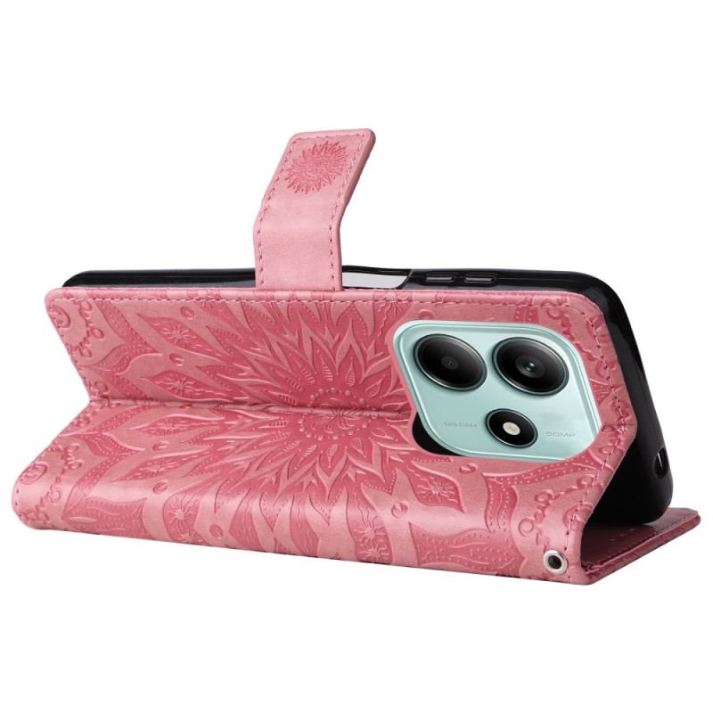 Läderfodral Xiaomi Redmi Note 14 5g Telefonfodral Mandala