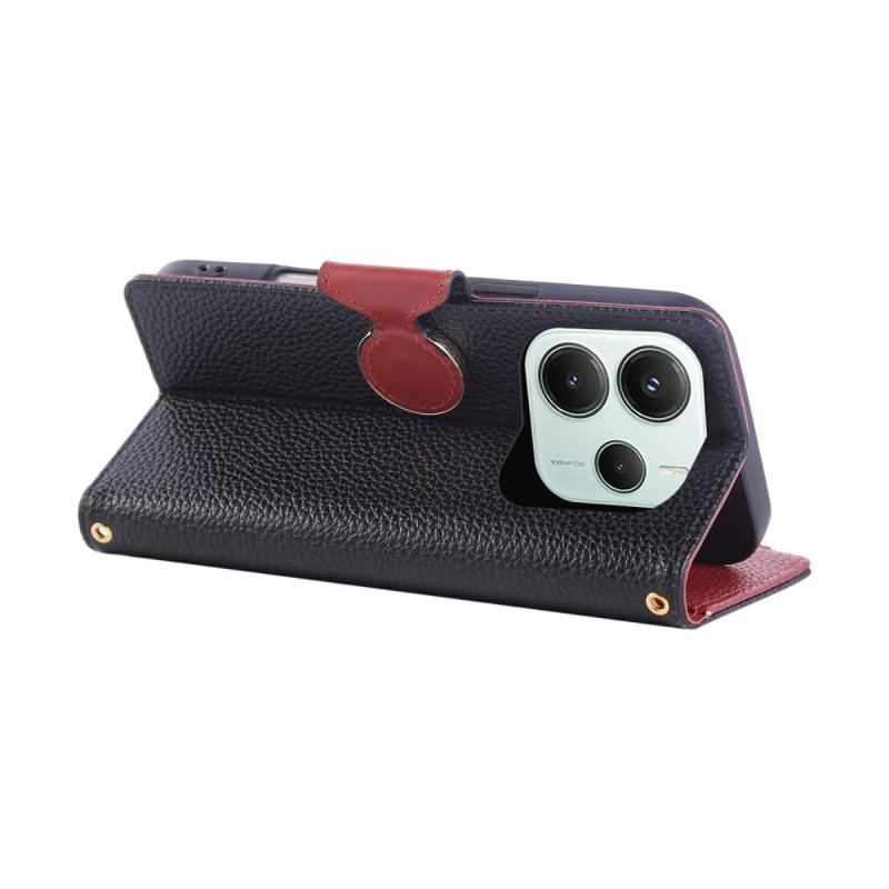 Läderfodral Xiaomi Redmi Note 14 5g Telefonfodral Plånbok I Retrostil