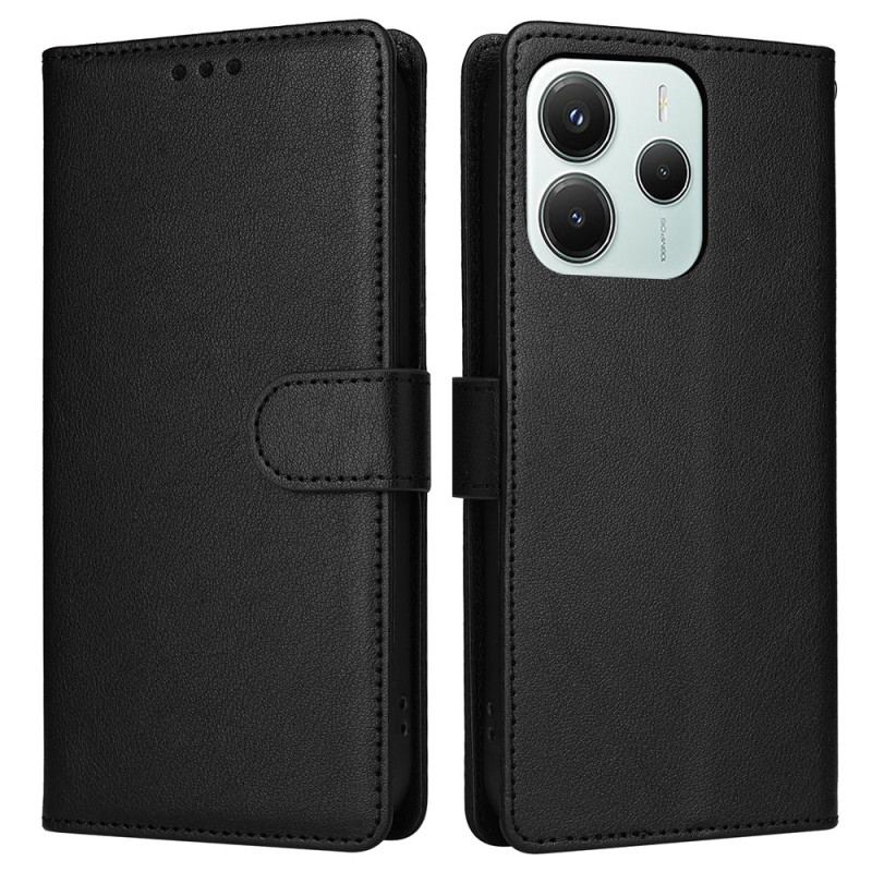 Läderskal Fodral Xiaomi Redmi Note 14 5g Enkel