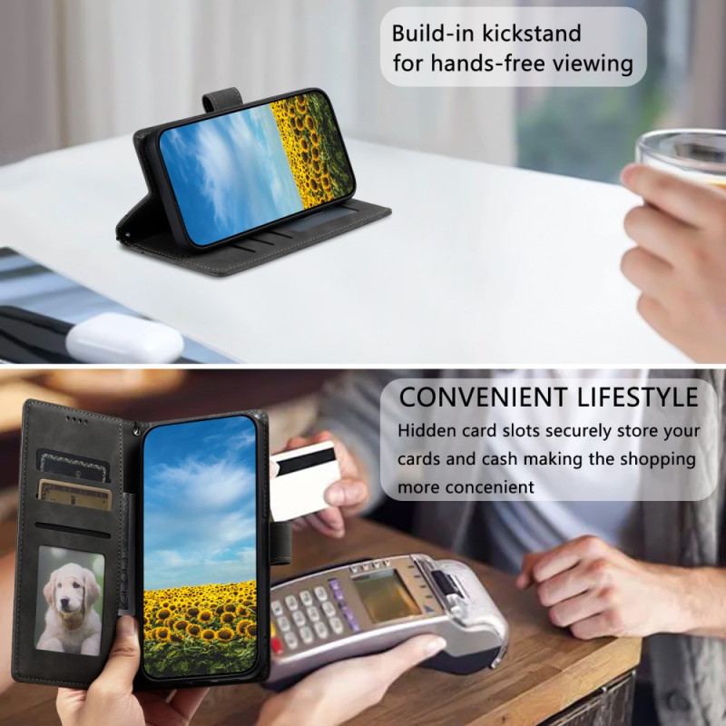 Läderskal Fodral Xiaomi Redmi Note 14 5g Mandala-mockaeffekt