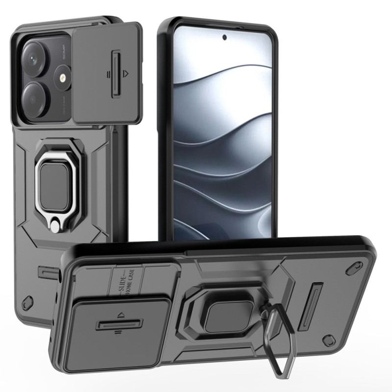 Skal Xiaomi Redmi Note 14 5g Multifunktionell Med Hållare Och Linsskydd