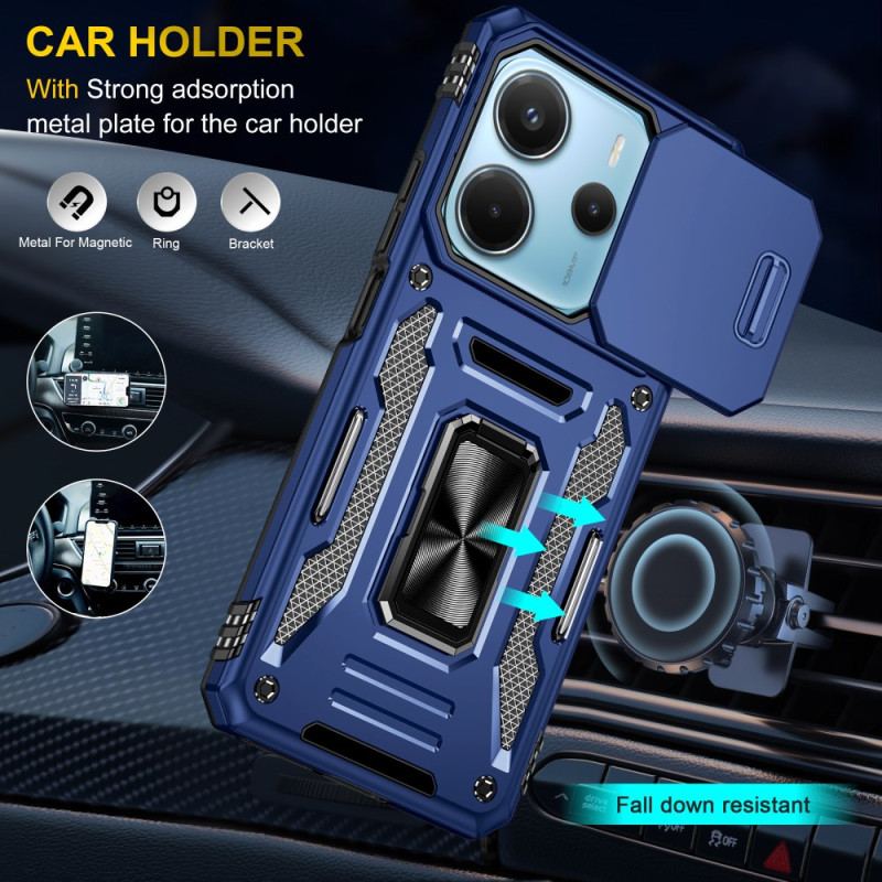 Skal Xiaomi Redmi Note 14 5g Ultratålig Med Stativ Och Linsskydd