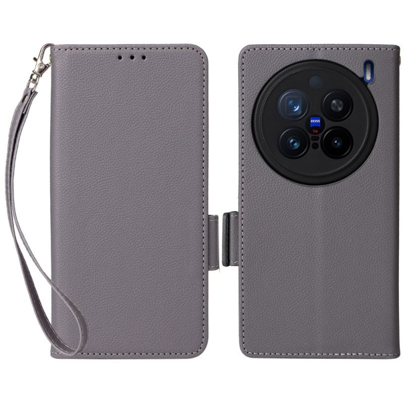 Fodral För Vivo X200 Pro Läderrem