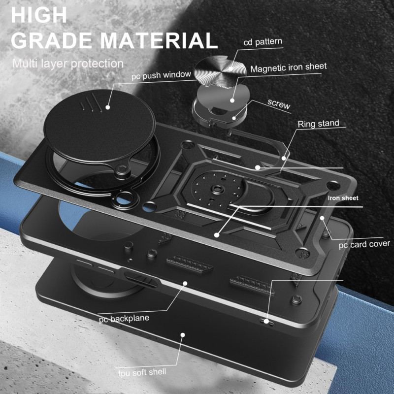 Skal Vivo X200 Pro Skjutbart Kameraskydd Och Integrerat Stativ