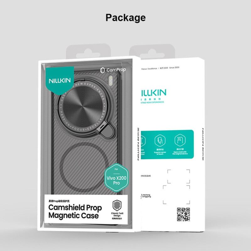 Skal Vivo X200 Pro Telefonfodral Magsafe Camshield Prop Magnetisk Nillkin