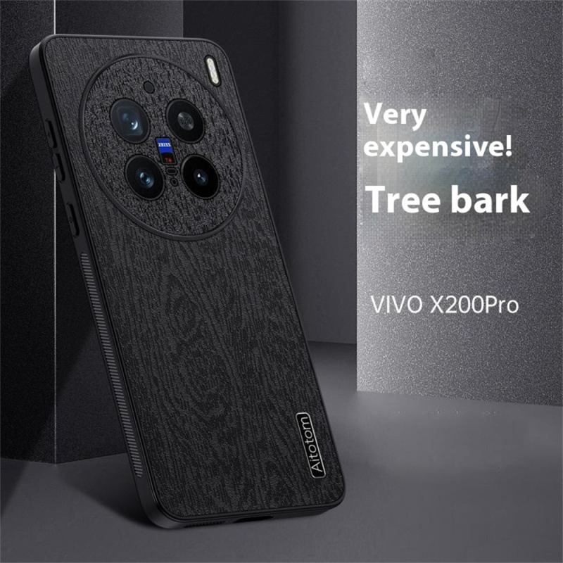 Skal Vivo X200 Pro Trästruktur