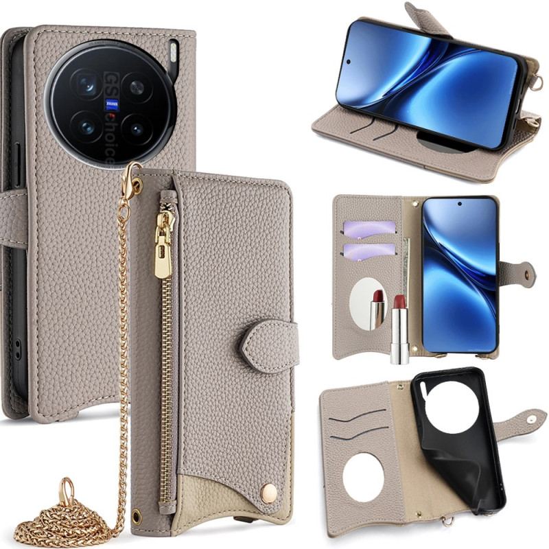 Skyddsfodral Vivo X200 Pro Spegel Och Axelrem