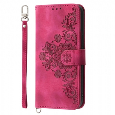 Fodral För Poco C85 Mocka-spetseffekt