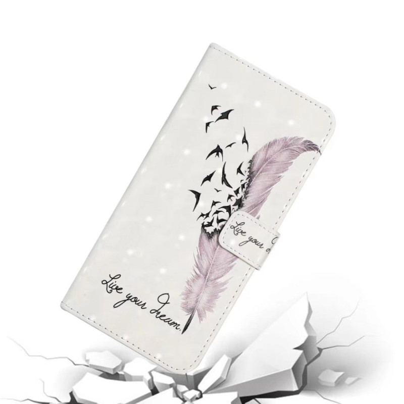 Fodral För Poco C85 Rosa Fjäder