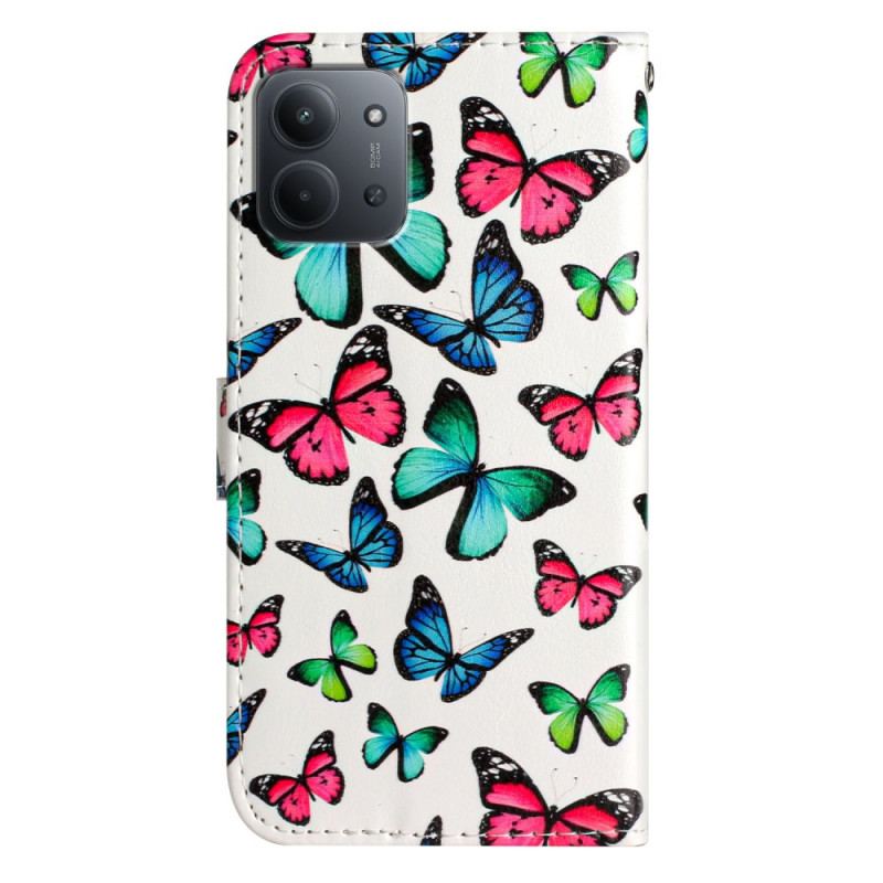 Fodral Poco C85 Färgglada Fjärilar