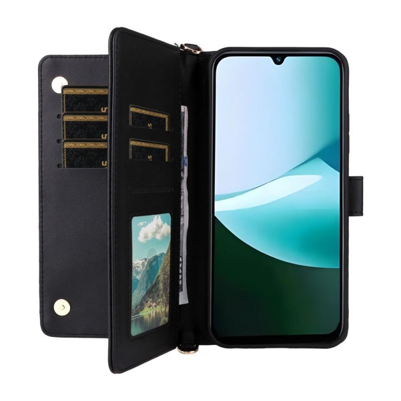 Fodral Poco C85 Quiltad Design Med Rem Och Axelrem