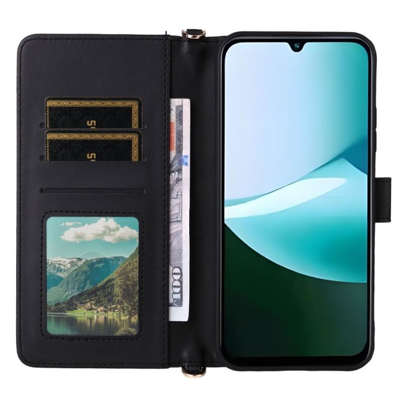 Fodral Poco C85 Quiltad Design Med Rem Och Axelrem