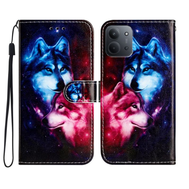 Fodral Poco C85 Två Vargar