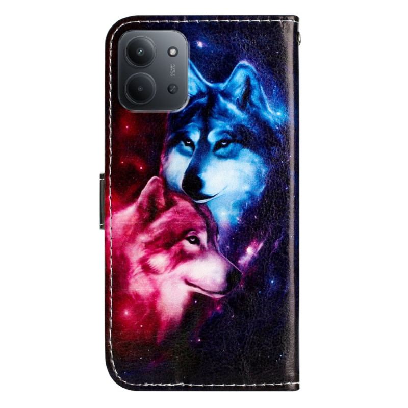 Fodral Poco C85 Två Vargar