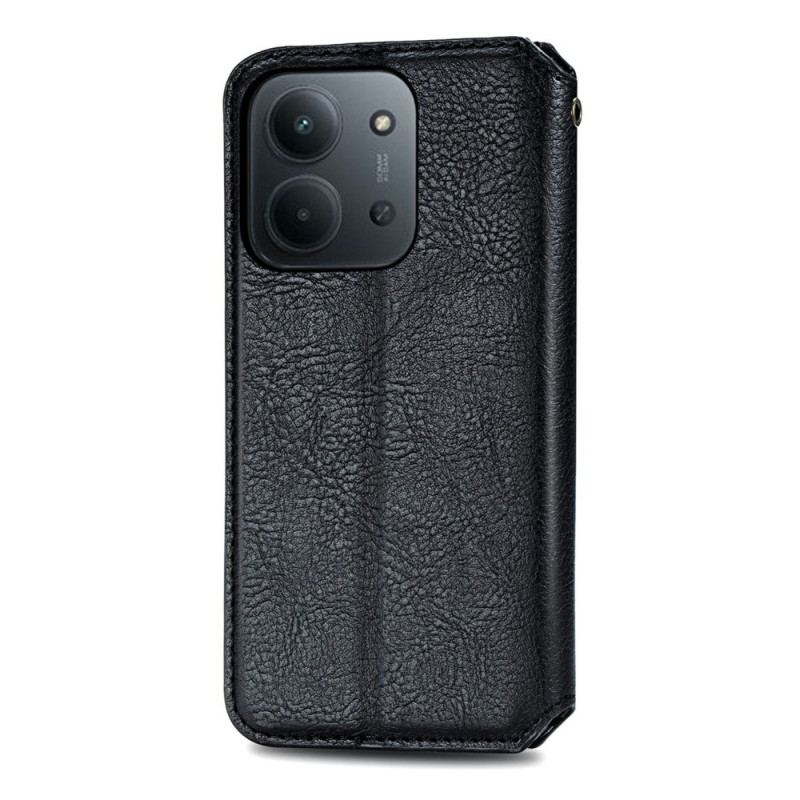 Folio-fodral För Poco C85 Mockaeffekt