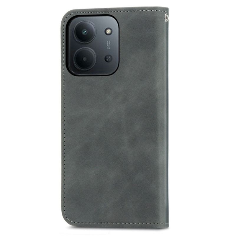 Folio-fodral Poco C85 Mockaeffekt