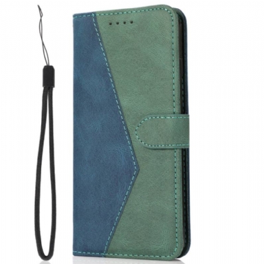 Läderfodral Poco C85 Telefonfodral Tvåfärgad