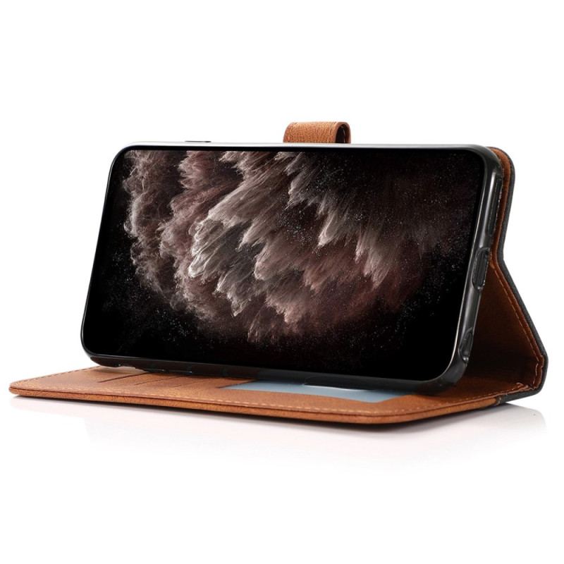 Läderfodral Poco C85 Telefonfodral Tvåfärgad