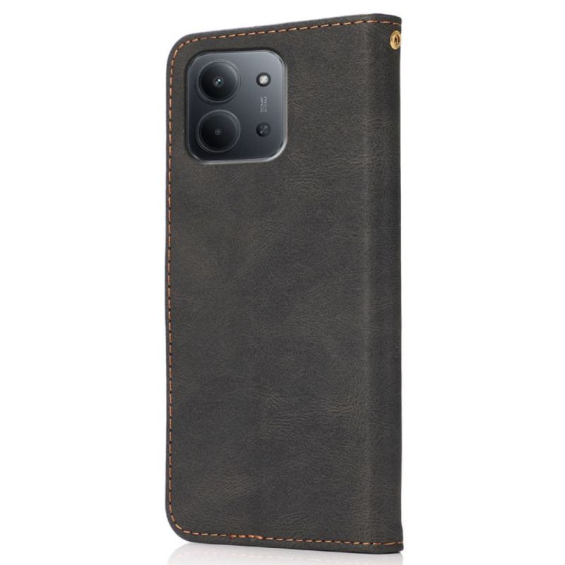 Läderfodral Poco C85 Telefonfodral Tvåfärgad