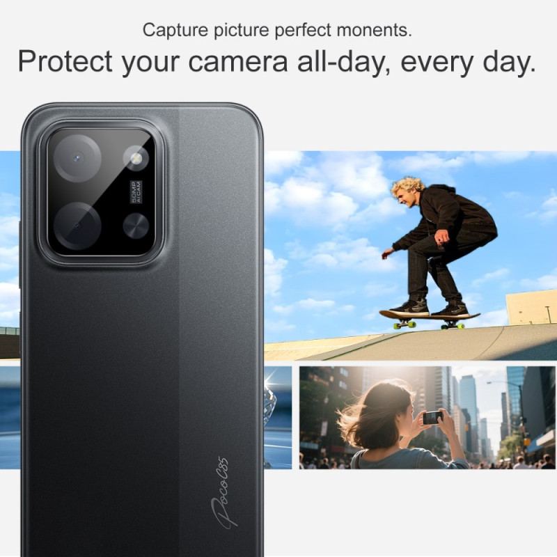 Linsskydd I Härdat Glas För Xiaomi Poco C85 (svart Version)